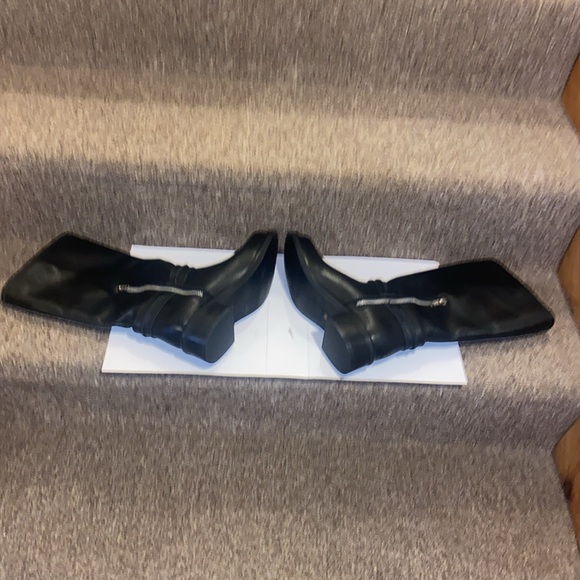 ♣️NWT Steve Madden Black Genuine Leather Harness Moto Boots - Picture 12 of 15